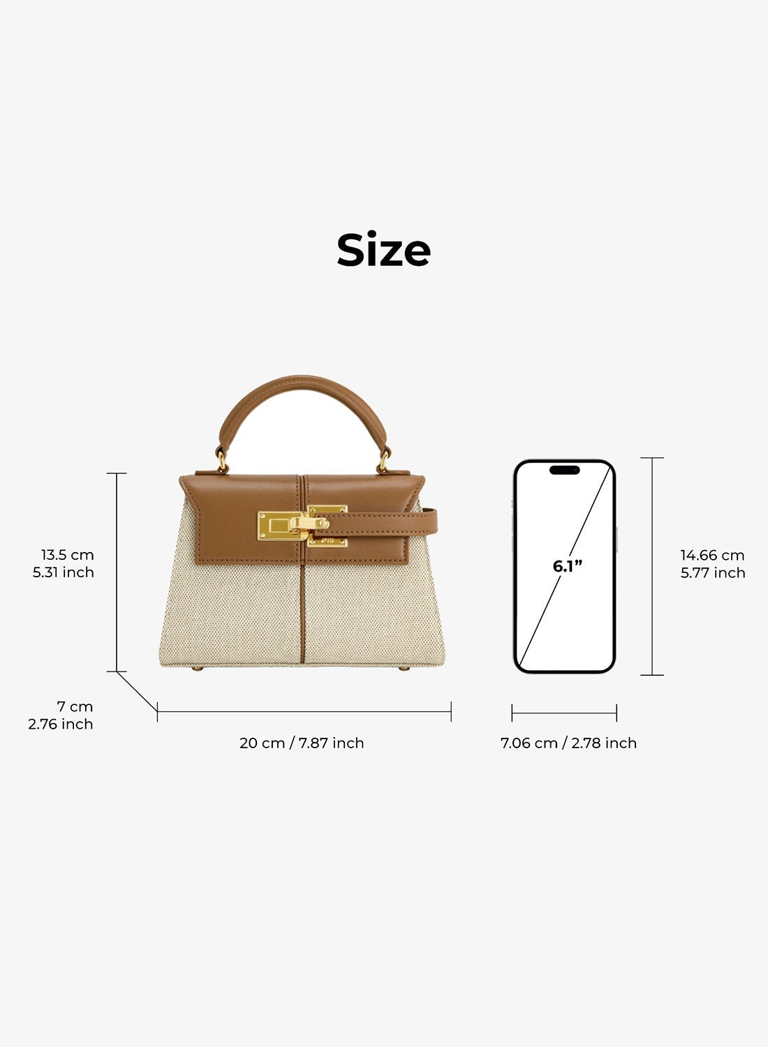 حقيبة ساتشل بمقبض علوي إليس